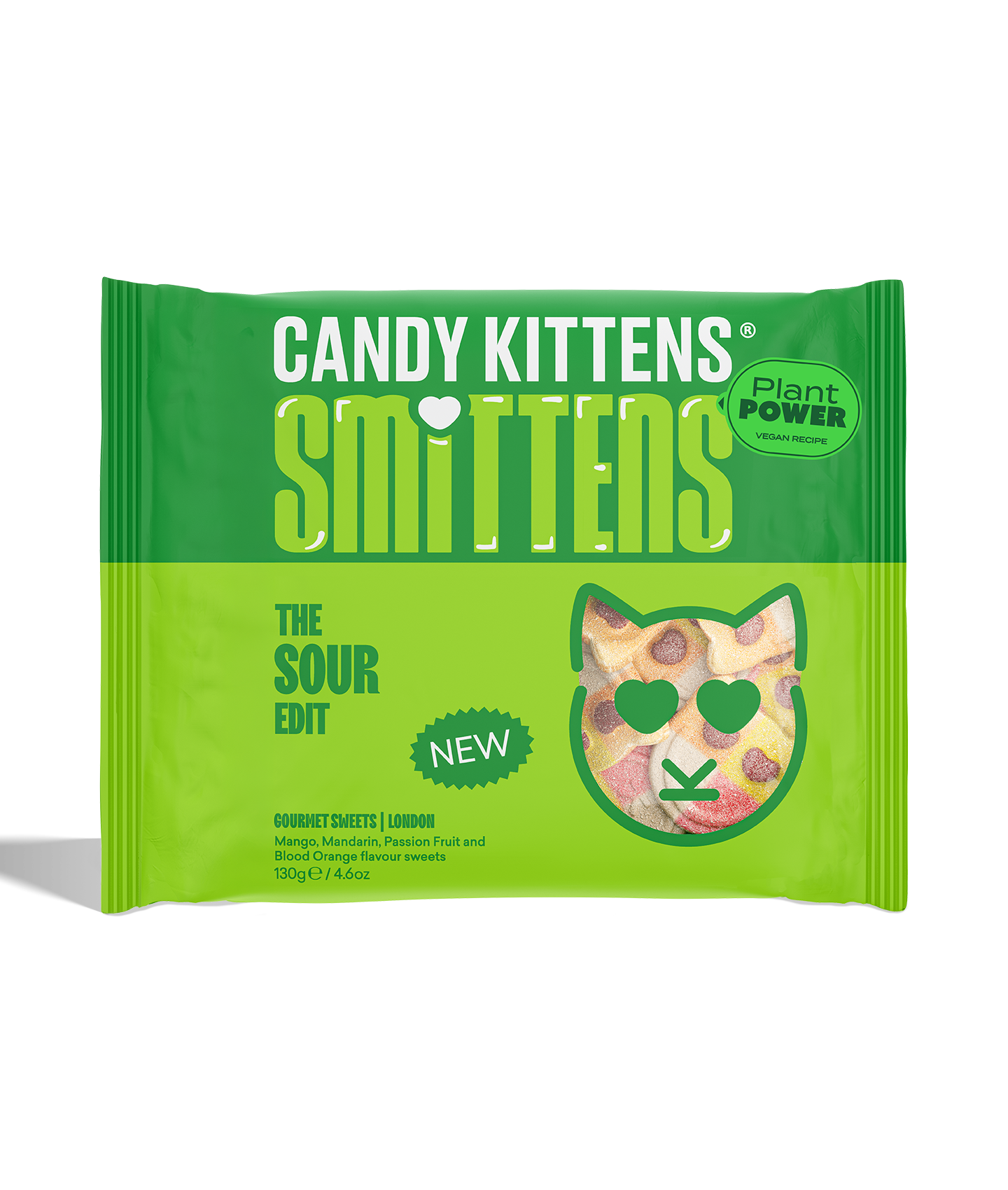 Smittens Sour Edit by Candy Kittens in original product packaging