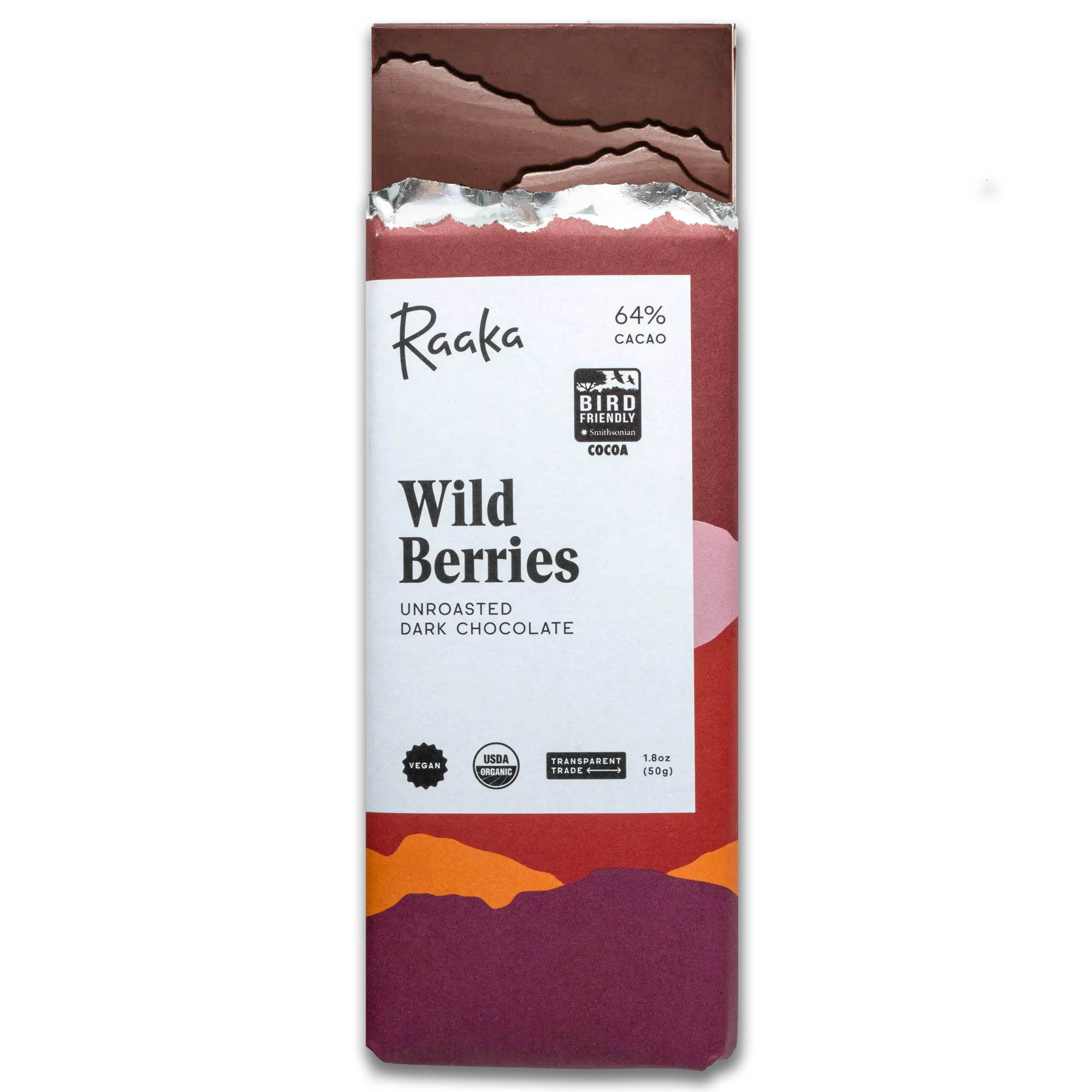 Wild Berries by Raaka in original product packaging